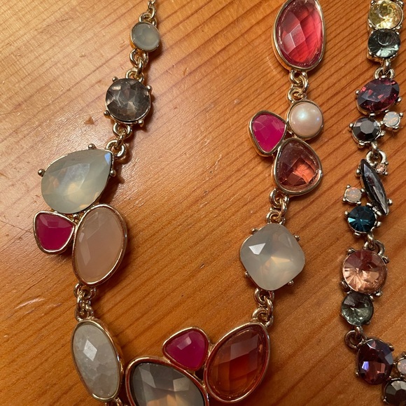 3 new, never worn multi colored LOFT necklaces. $15 each or all 3 for $40 - Picture 4 of 4